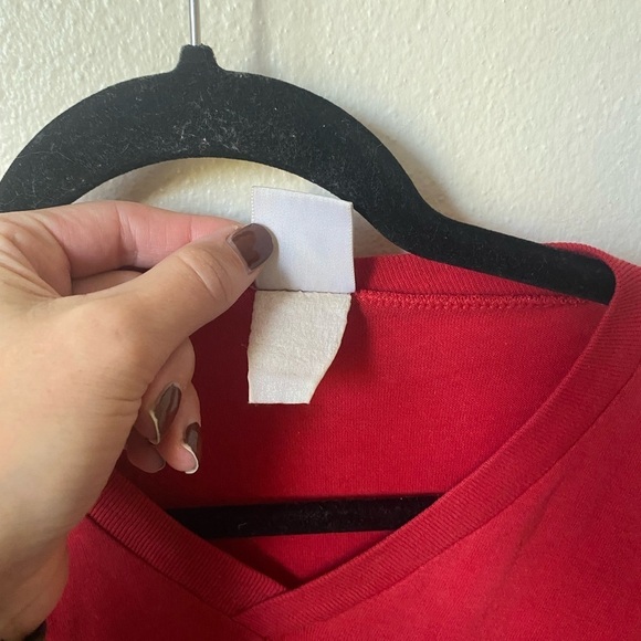 Vintage San Francisco 49ers Logo 7 Shirt Fit M/L Cropped Football Tee - Picture 3 of 9